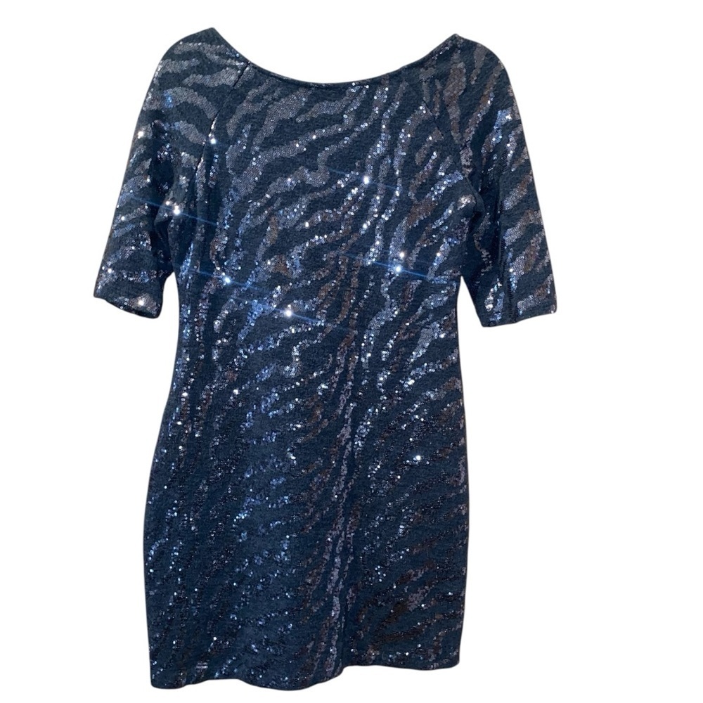 Scarlett Silver Sequin Cocktail Party Dress Size 10
